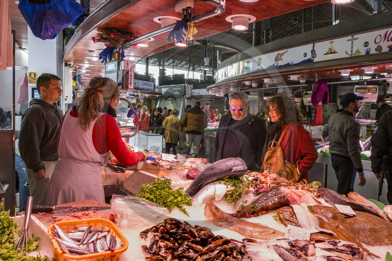 Espagne, Catalogne, Barcelone, Las Ramblas, le marché de la Boqueria