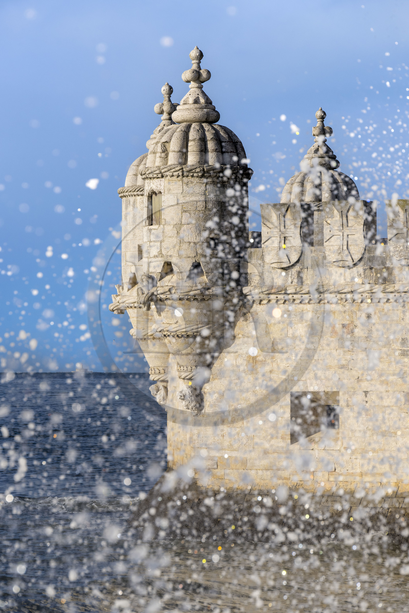 Portugal, Lisbonne, Bélem, Tour de Bélem (Torre de Bélem), classé Patrimoine Mondial de l'UNESCO