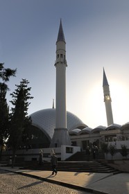 Turkey, Istanbul, Uskudar District, Sakirin Mosque, by architect Husrev Talya and interior designer the woman Zeynep Fadilioglu, the most modern mosque in Turkey decorated by a woman