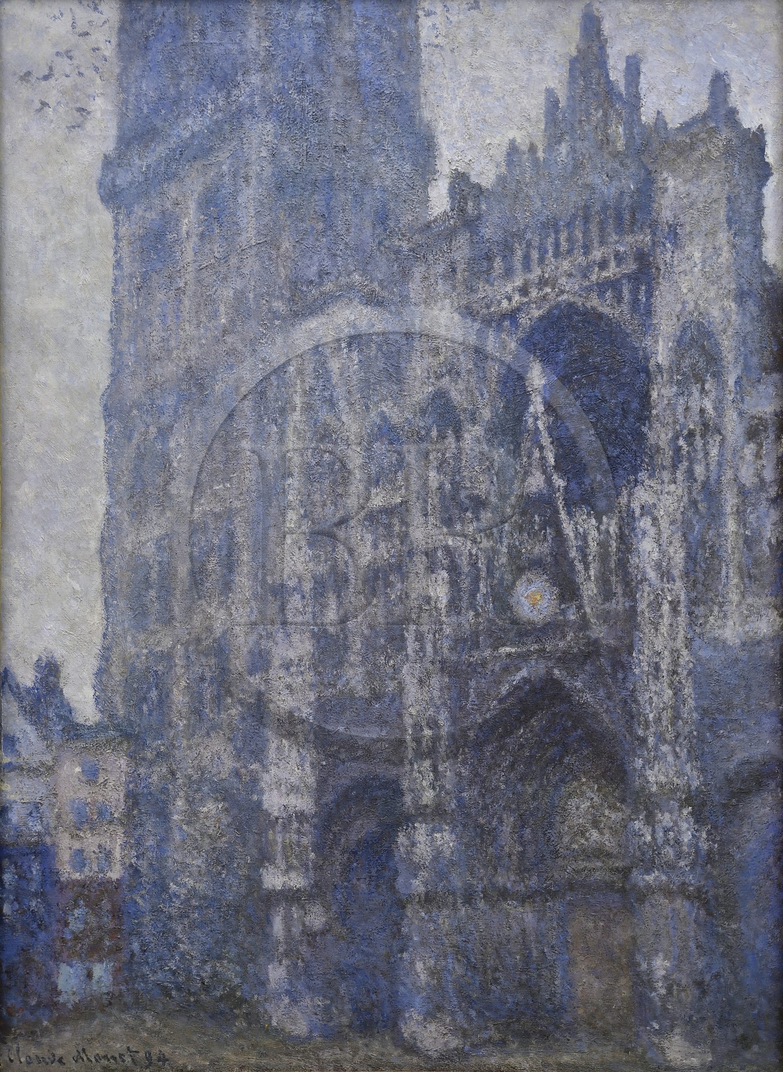 France, Seine-Maritime (76), Rouen, le musée des Beaux-Arts, tableau du Portail de la cathédrale de Rouen, temps gris par Claude Monet, 1892