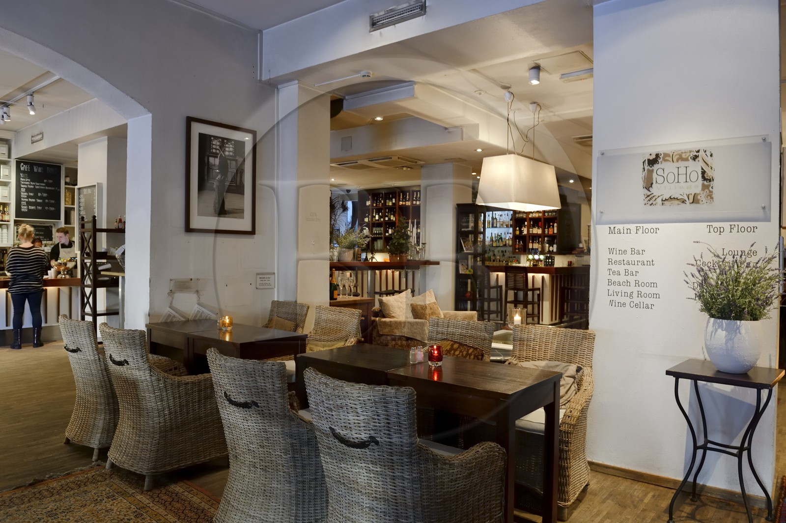 Suède, Västra Götaland, Göteborg (Gothenburg),  Café Soho Village