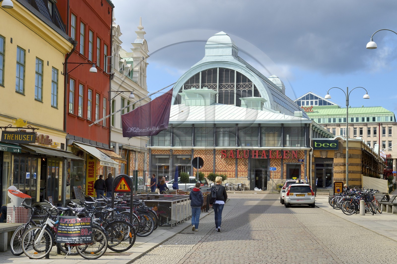 Suède, Västra Götaland, Göteborg (Gothenburg), les halles couvertes principales Saluhallen