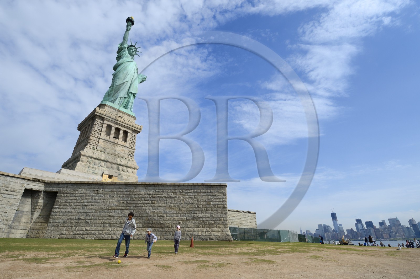 Etats-Unis, New York, Liberty Island, statue de la Liberté, classée Patrinoine Mondial de l'UNESCO