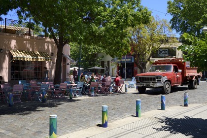 Argentine, Buenos Aires, quartier Palermo, terrasse de Café rue Costa Rica