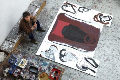 France, l'artiste peintre Fadia Haddad