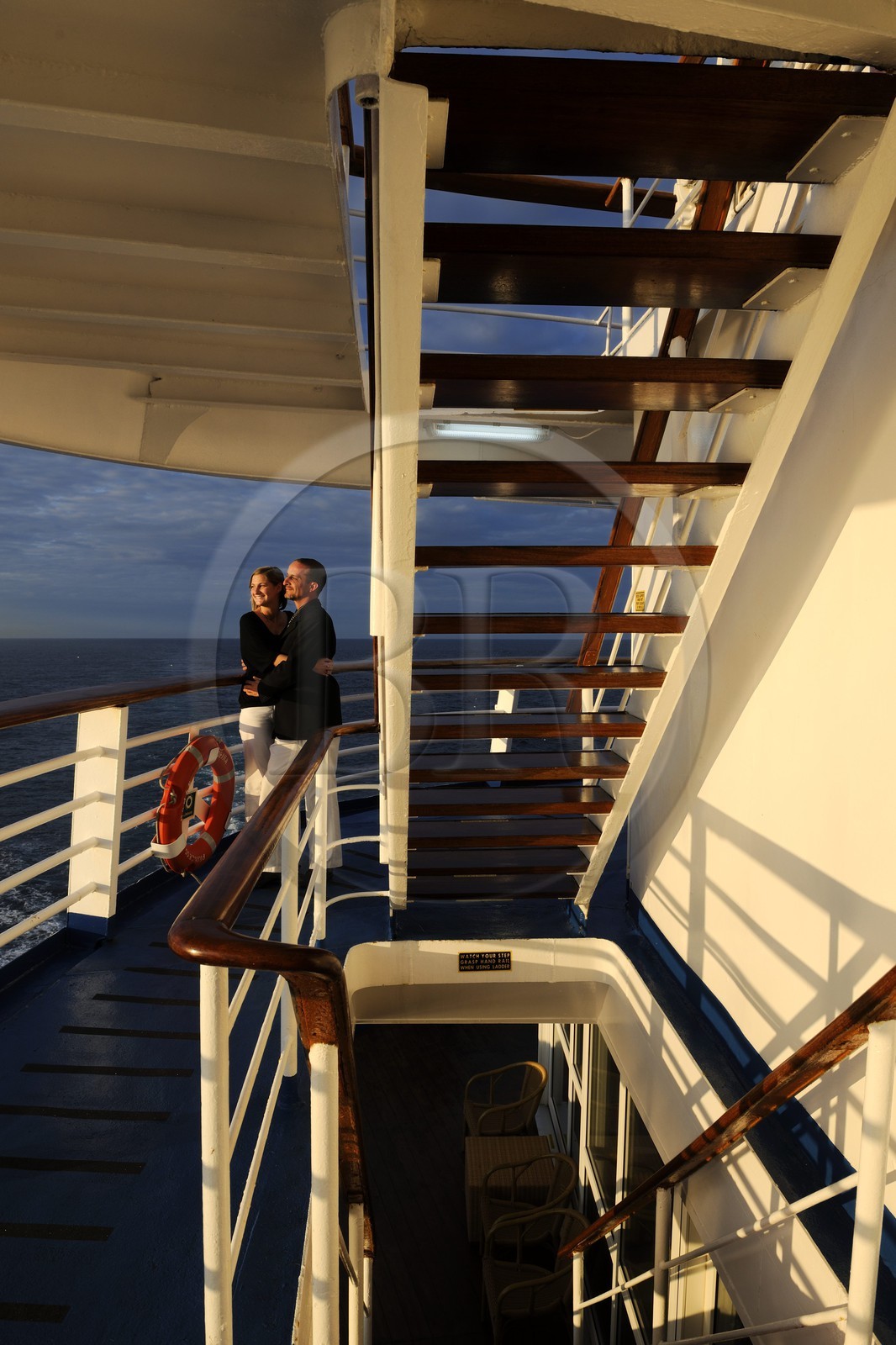 Groenland, à bord du bateau de croisière Princess Danae dans l'Océan Atlantique