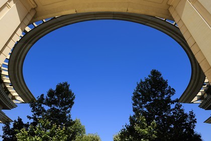 France, Hérault (34), Montpellier, quartier Antigone de l'architecte Ricardo Bofill, place du Nombre d'Or