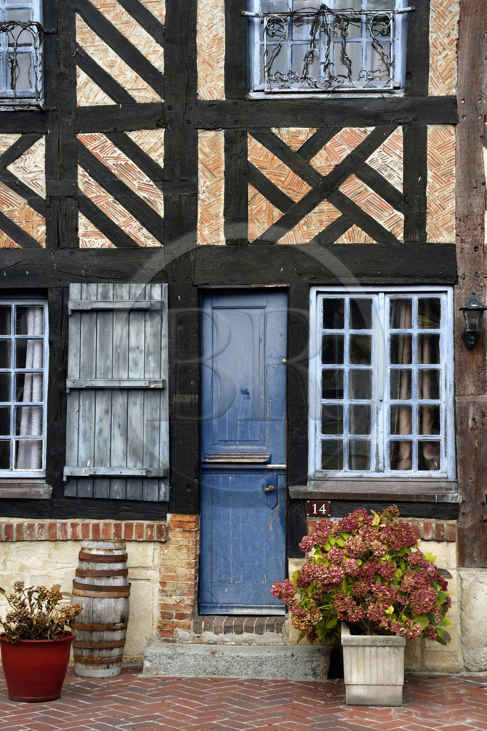 France, Calvados (14), Pays d'Auge, Beuvron-en-Auge, labellisé Les Plus Beaux Villages de France,