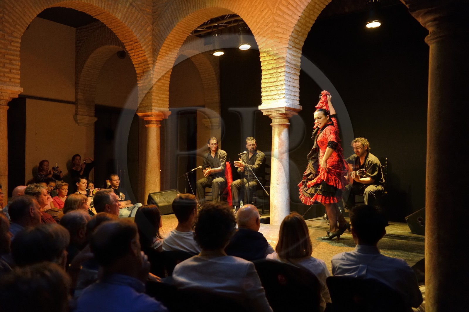 Espagne, Andalousie, Séville, quartier de Santa Cruz, musée de la dance flamenco