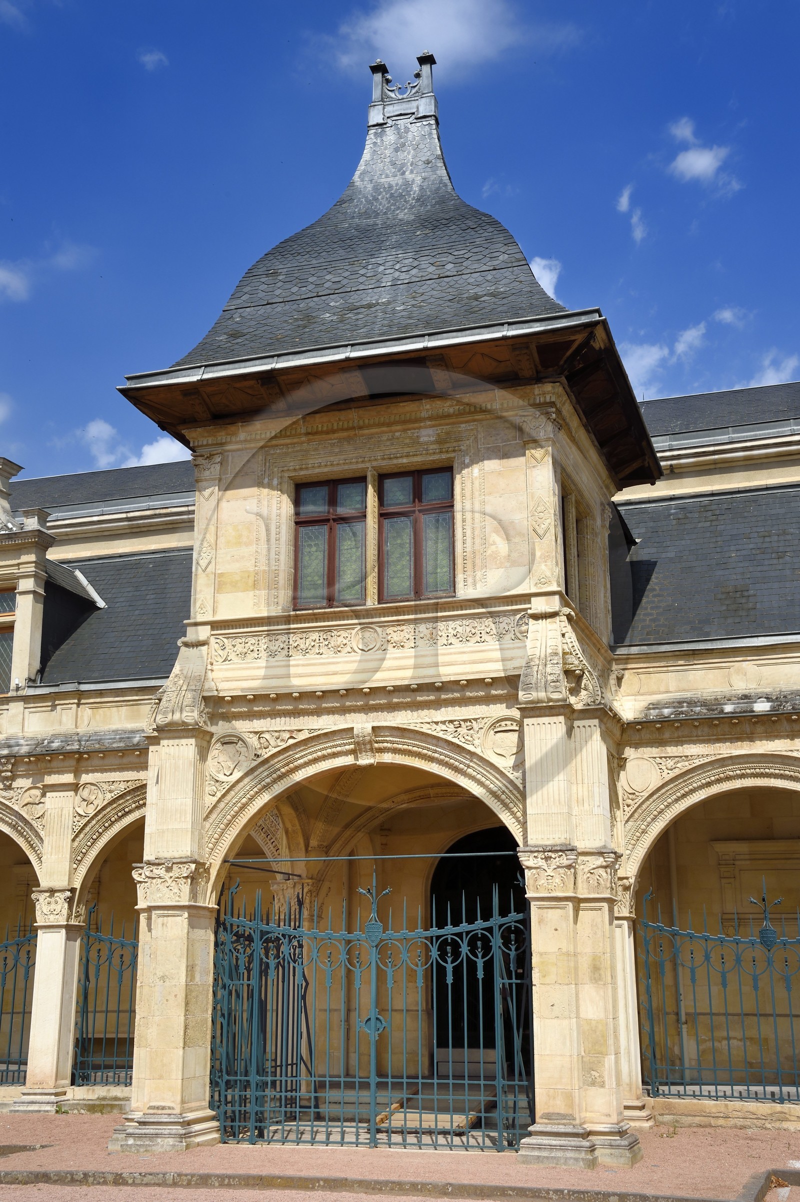 France, Allier (03), ancienne province du Bourbonnais, Moulins, musée départemental et municipal Anne-de-Beaujeu dans l'ancien Pavillon Anne de Beaujeu