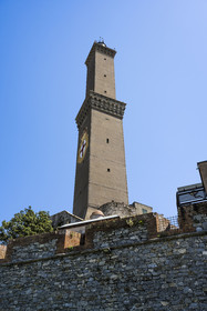 Italie, Ligurie, Gênes, le phare de la Lanterna qui domine le port