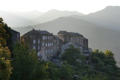 France, Haute Corse, Castagniccia, village of Piedicroce