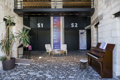 France, Vaucluse, Avignon, the salt loft has become a place dedicated to the meeting of art and innovation with a multidisciplinary program in the field of visual arts and performing arts