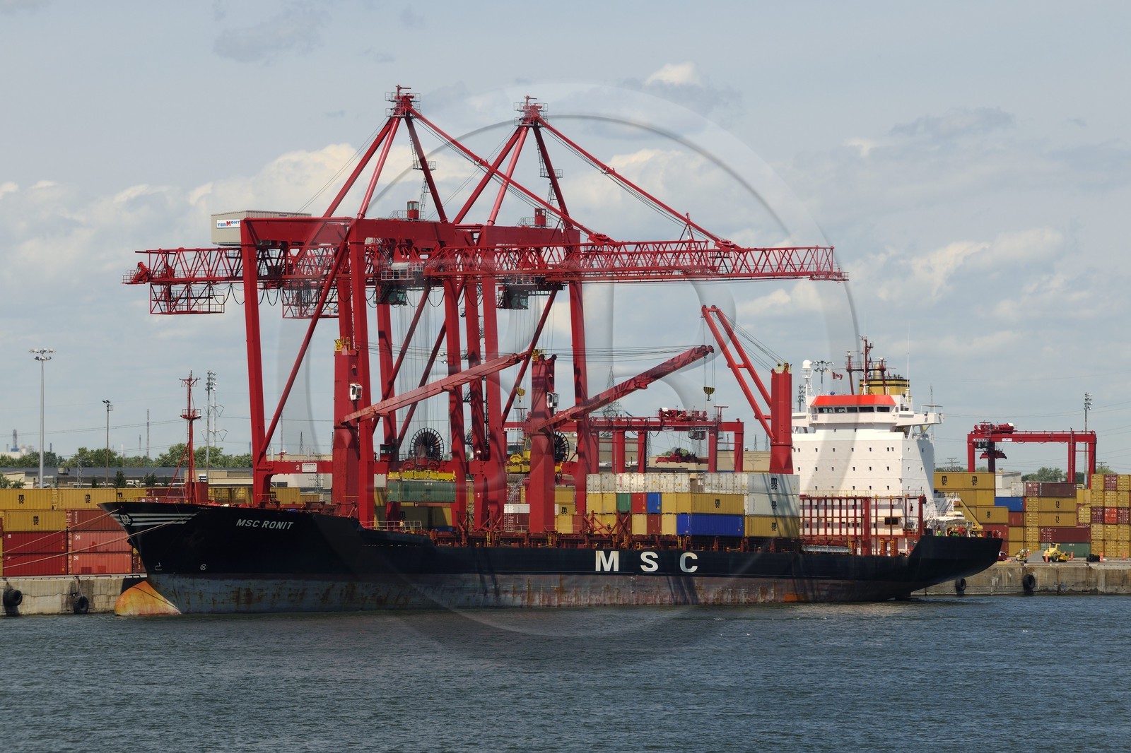 Canada, Quebec Province, commercial port on the Saint Lawrence River