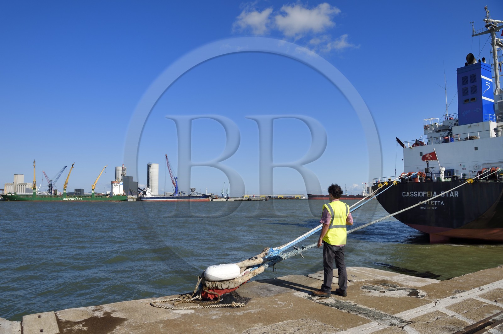 France, Charente-Maritime (17), La Rochelle, le Port Atlantique La Rochelle, port de commerce, quais dépendant de la société Sica Atlantique
