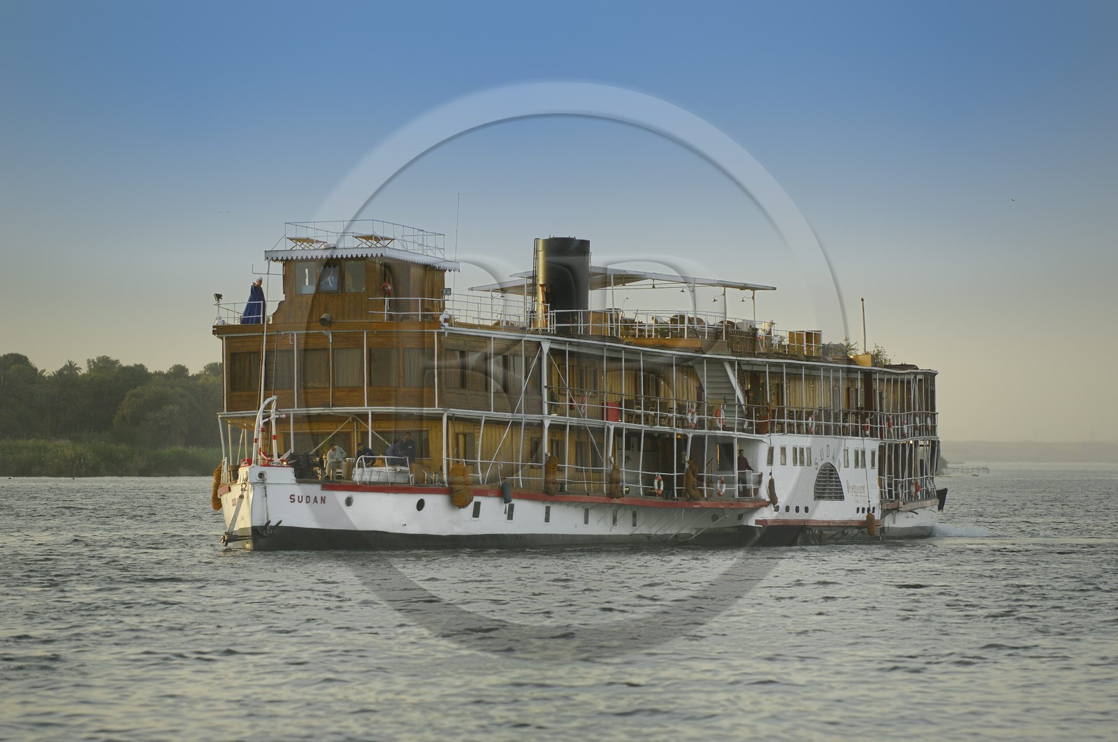 Egypt, Upper Egypt, cruise on Nile River, Aswan, Steam Ship Sudan