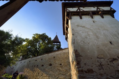 Romania, Transylvania, Cincsor, the 13th century fortified church