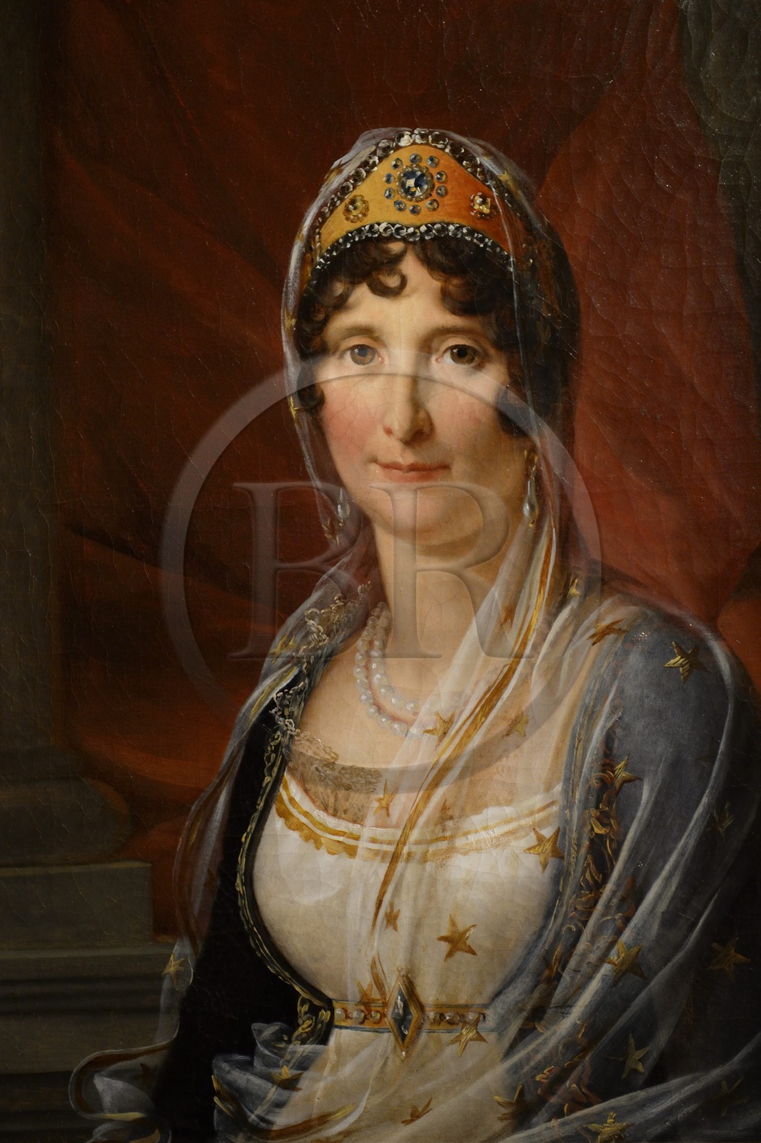 France, Corse-du-Sud (2A), Ajaccio, musée Fesch (musée des beaux-arts), salle de la collection napoléonienne, portrait de Laetitia Bonaparte mère de Napoleon 1er par Francois Pascal Simon, Baron Gerard