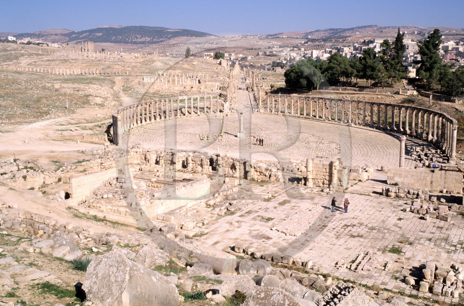 Jordanie, Gerasa (Jerash), place elliptique