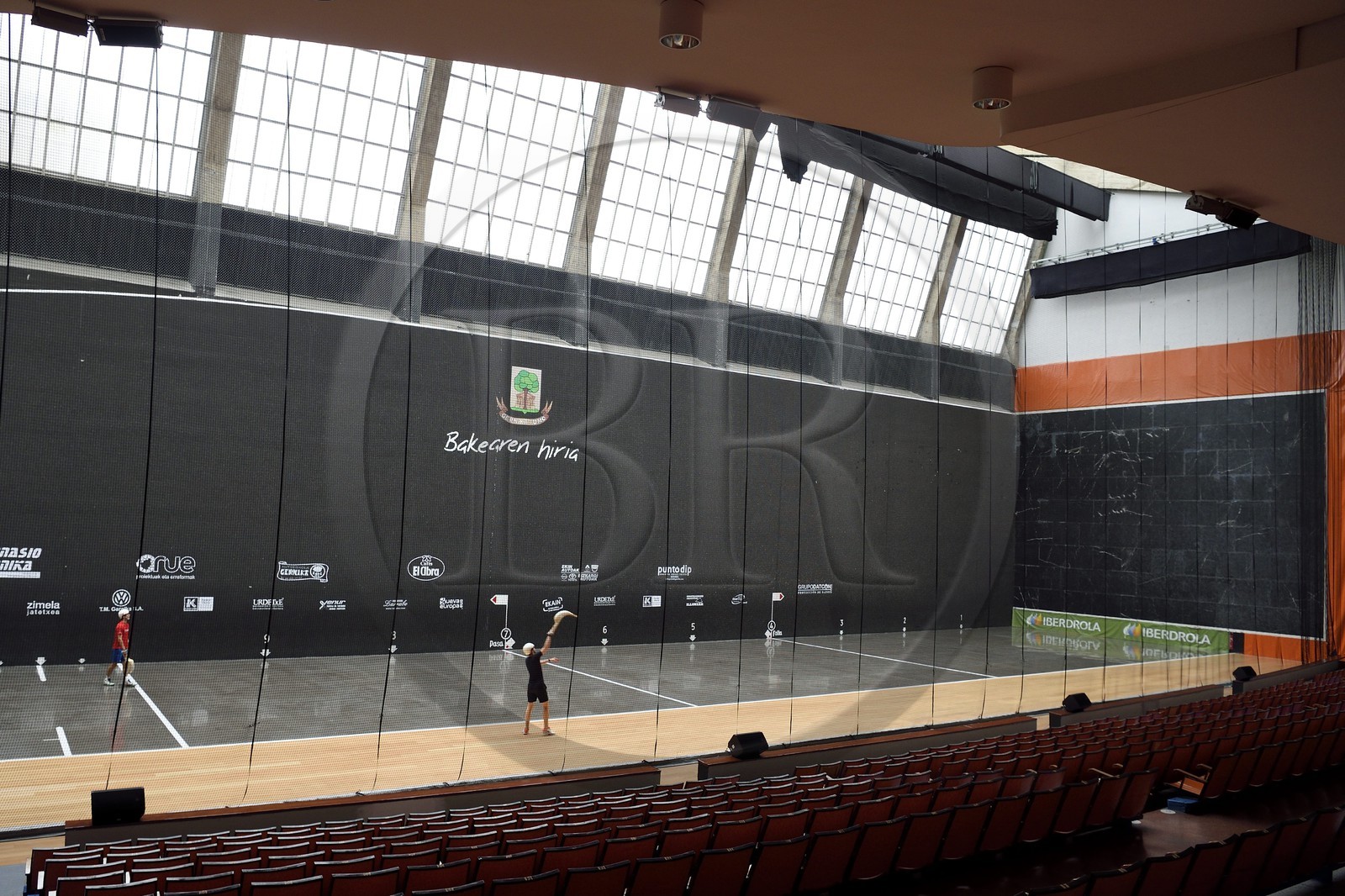 Espagne, Pays basque espagnol, Biscaye, Gernika-Lumo, cesta punta au Jai Alai