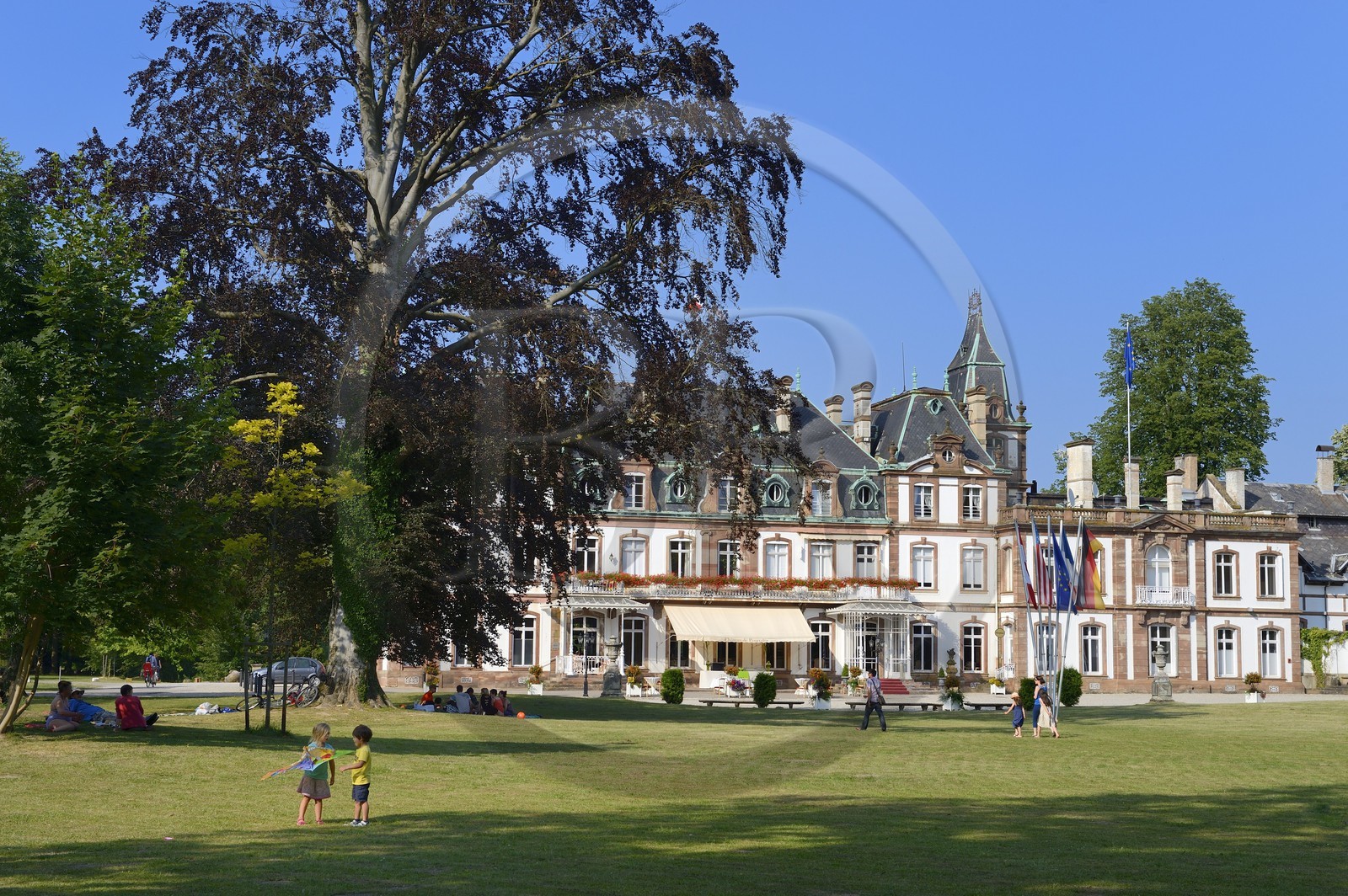 France, Bas Rhin (67), Strasbourg, le chateau de Pourtalès (XVIIIème siècle)