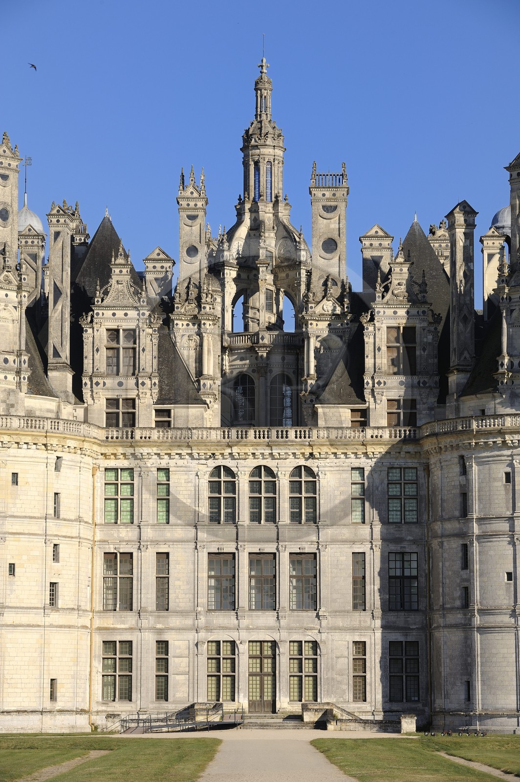 France, Loir et Cher (41), Vallée de la Loire classée Patrimoine Mondial de l' UNESCO, château de Chambord