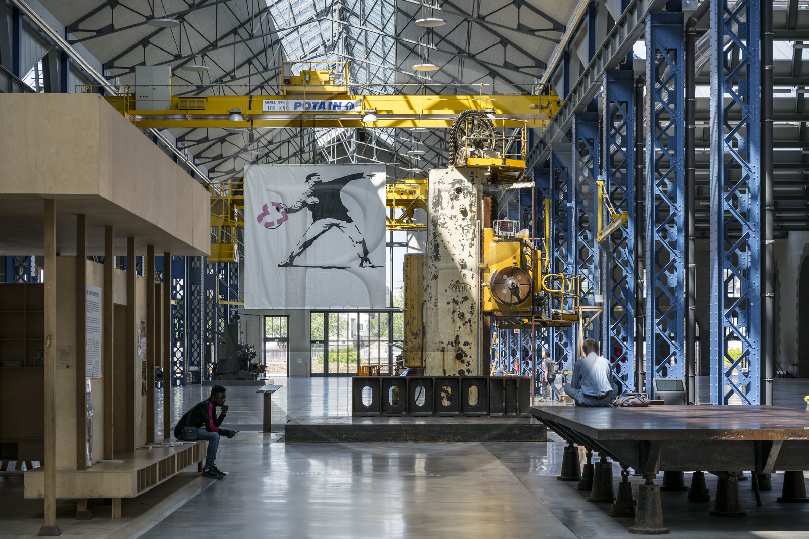 France, Finistère, Brest, the Capucins eco-district, the Ateliers, former mechanical workshops of the Arsenal