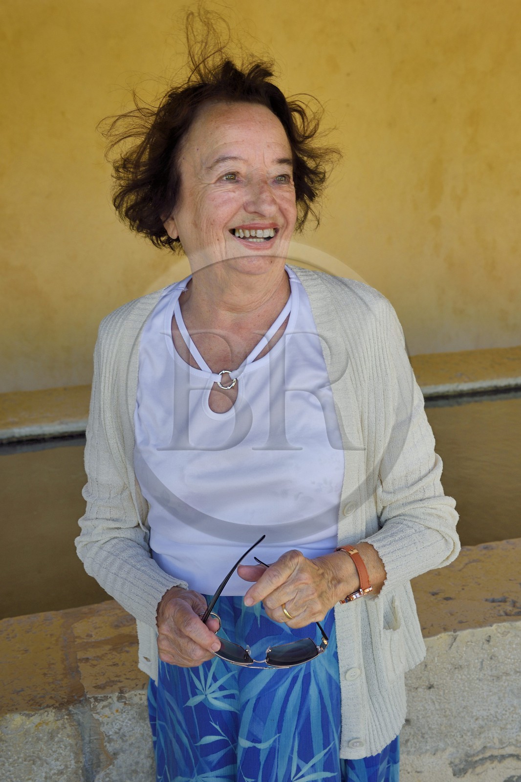 France, Var, Parc Naturel Regional du Verdon, Les Salles-sur-Verdon, Jeanne Battaglini who saw the old village disappear during the Lake St. Croix dam construction