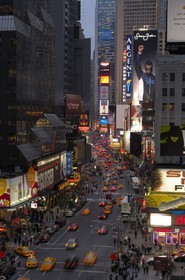 Etats-Unis, New York, Manhattan, Brodway et Times Square