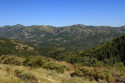 France, Ardèche (07), la Cévenne ardéchoise au sud de Jaujac