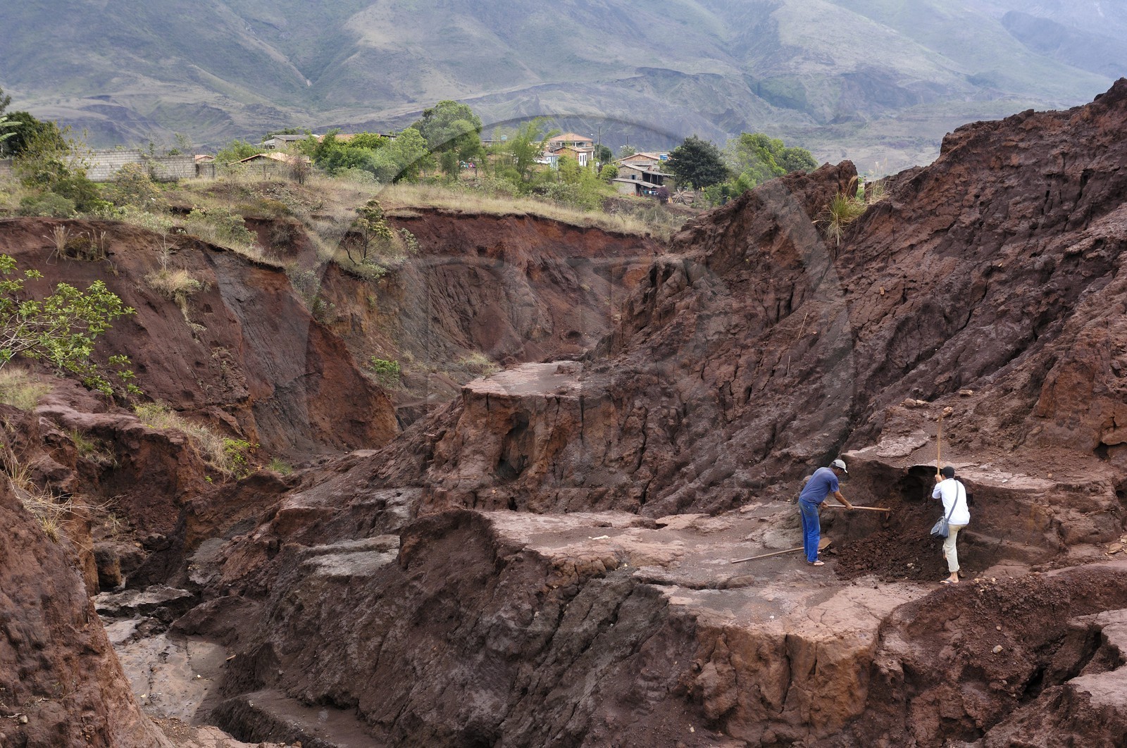 Brazil, Minas Gerais state, Ouro Preto area, open-air mine (Gold Route, Estrada Real)