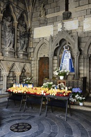 France, Cotes-d'Armor, Guingamp, Notre Dame de Bon Secours basilica, Notre Dame de Bon Secours (Our Lady of Good Help) statue