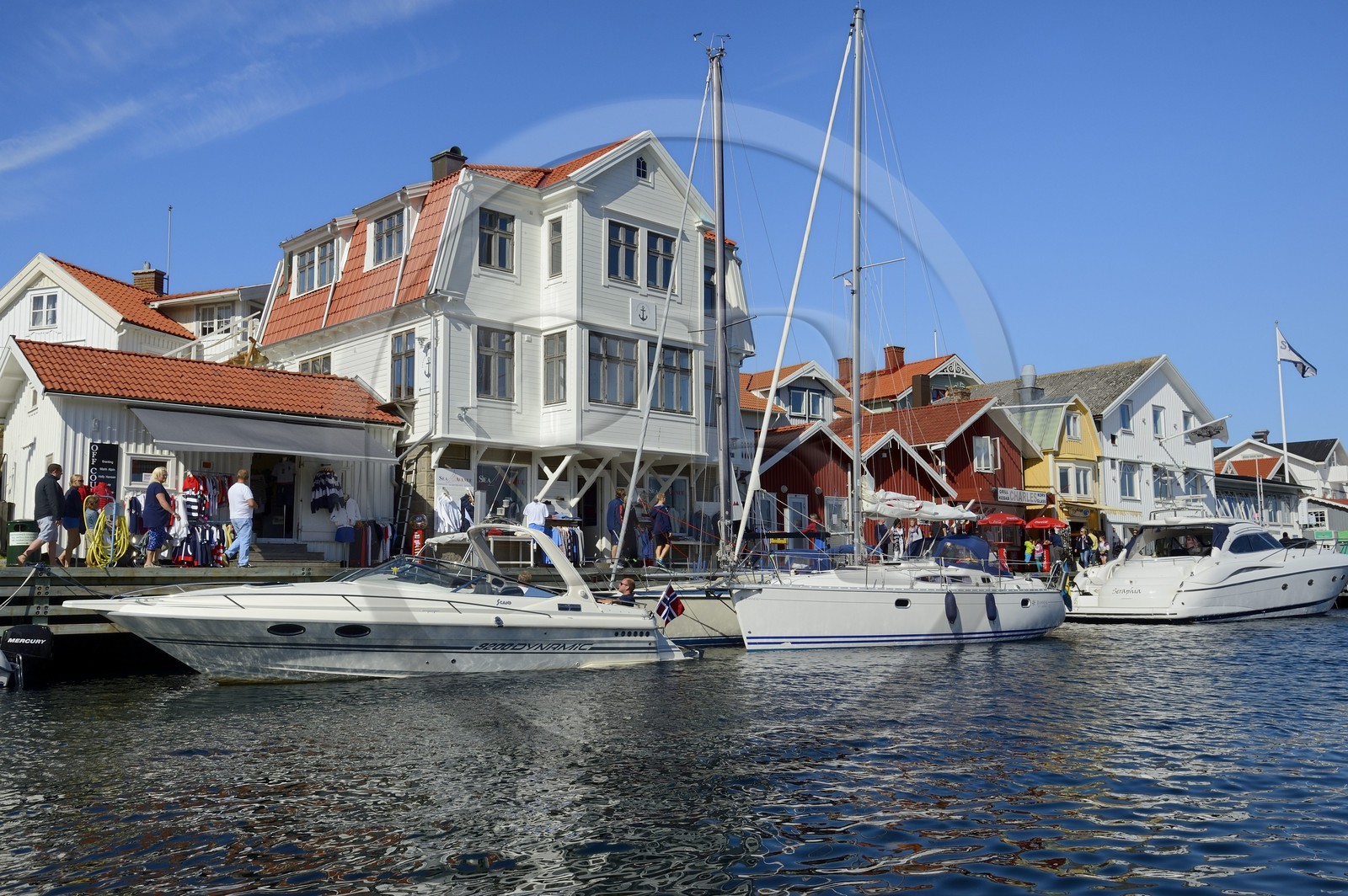 Suède, Västra Götaland, port de Smögen
