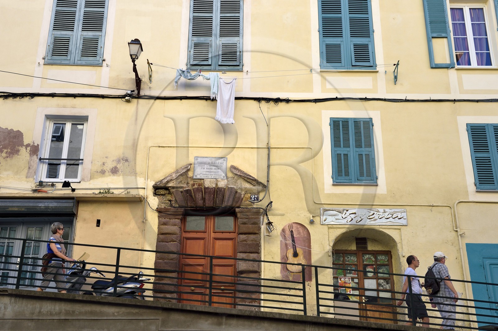 France, Haute-Corse (2B), Bastia, Honoré de Balzac résida au 23 rue du Général Carbuccia en mars 1838