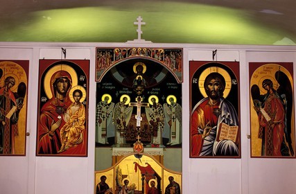 France, Saone et Loire, Uchon village, Uchon monastic orthodox centre