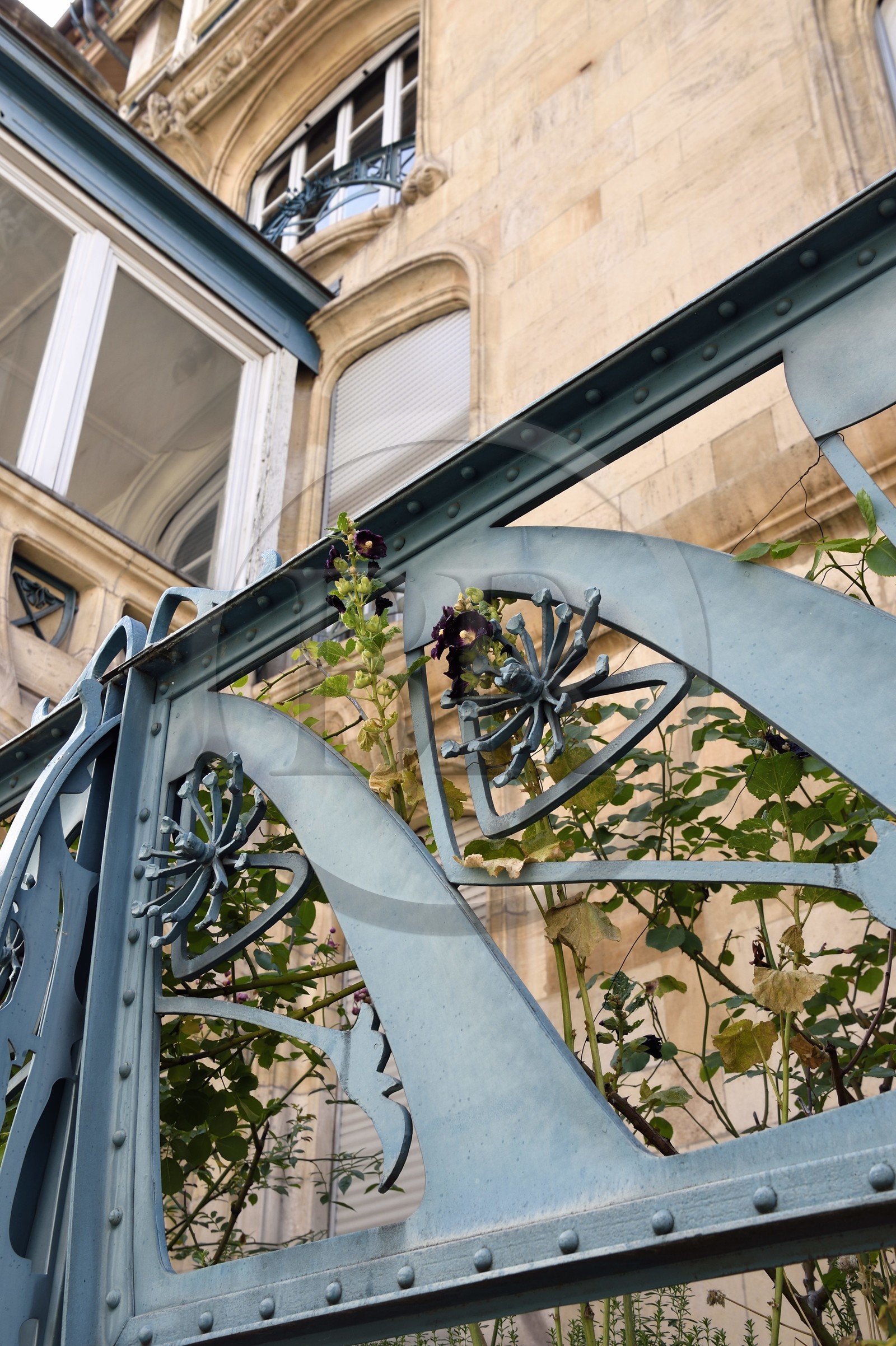 France, Meurthe et Moselle, Nancy, stepped building (1901-1902) by architect Georges Biet at 22 rue de la Commanderie inspired by Art Nouveau and neo-Gothic