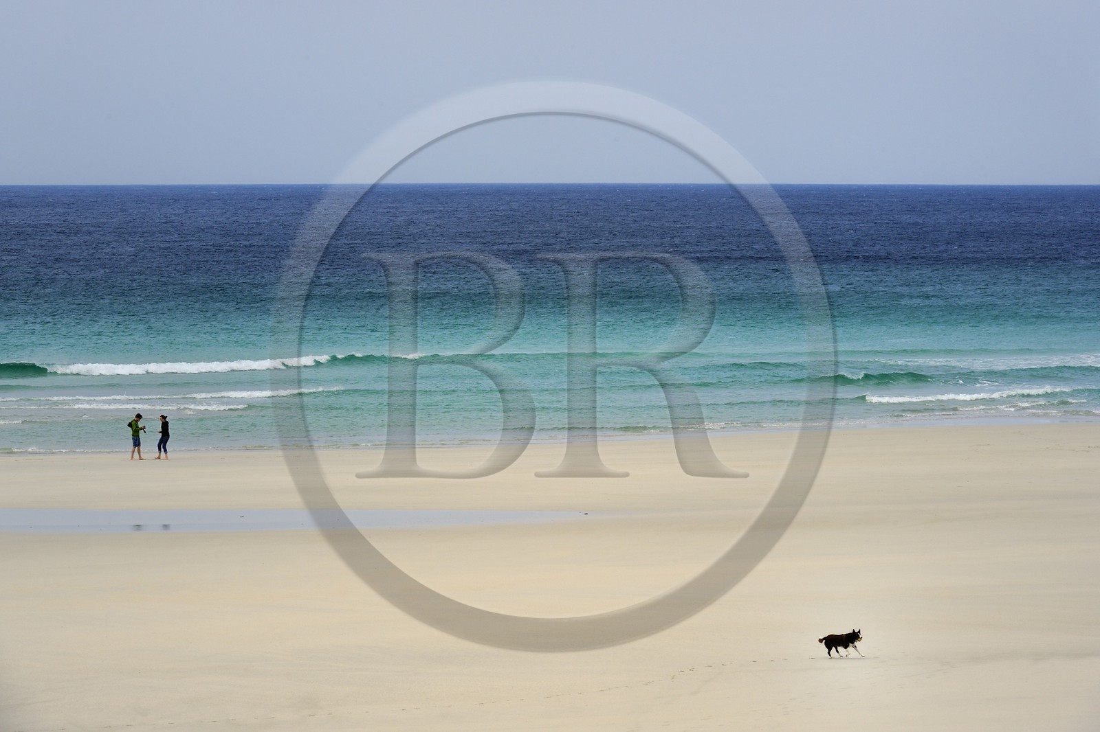 United Kingdom, Scotland, Outer Hebrides, Isle of Barra, beach behind the Barra airport