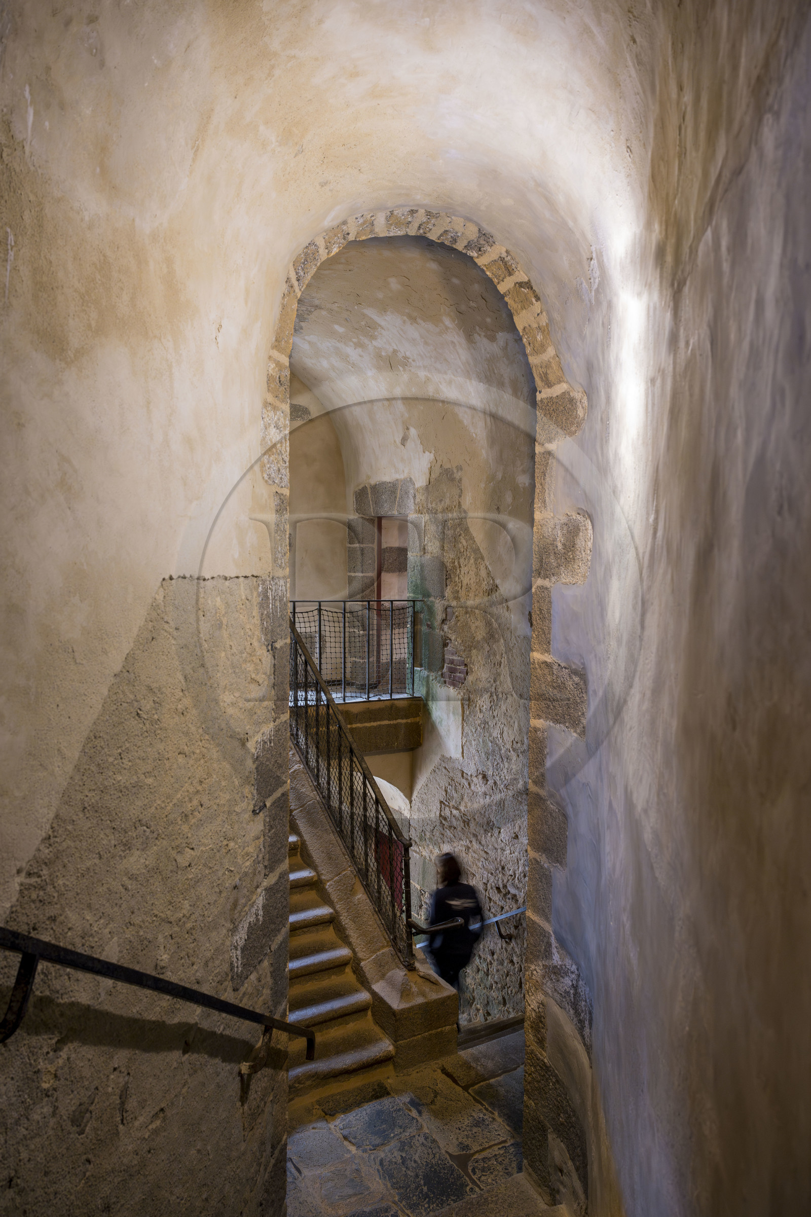 France, Finistère (29), Baie de Morlaix, Plouezoc'h, le chateau du Taureau construit par Vauban au XVIIe siècle
