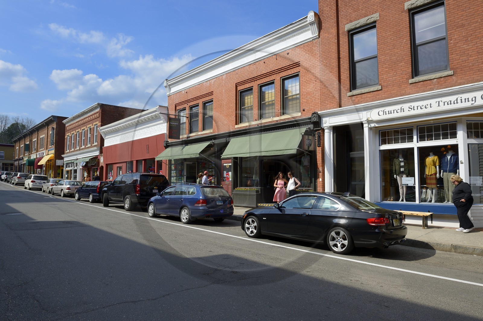 Etats-Unis, New York, Great Barrington, la rue principale