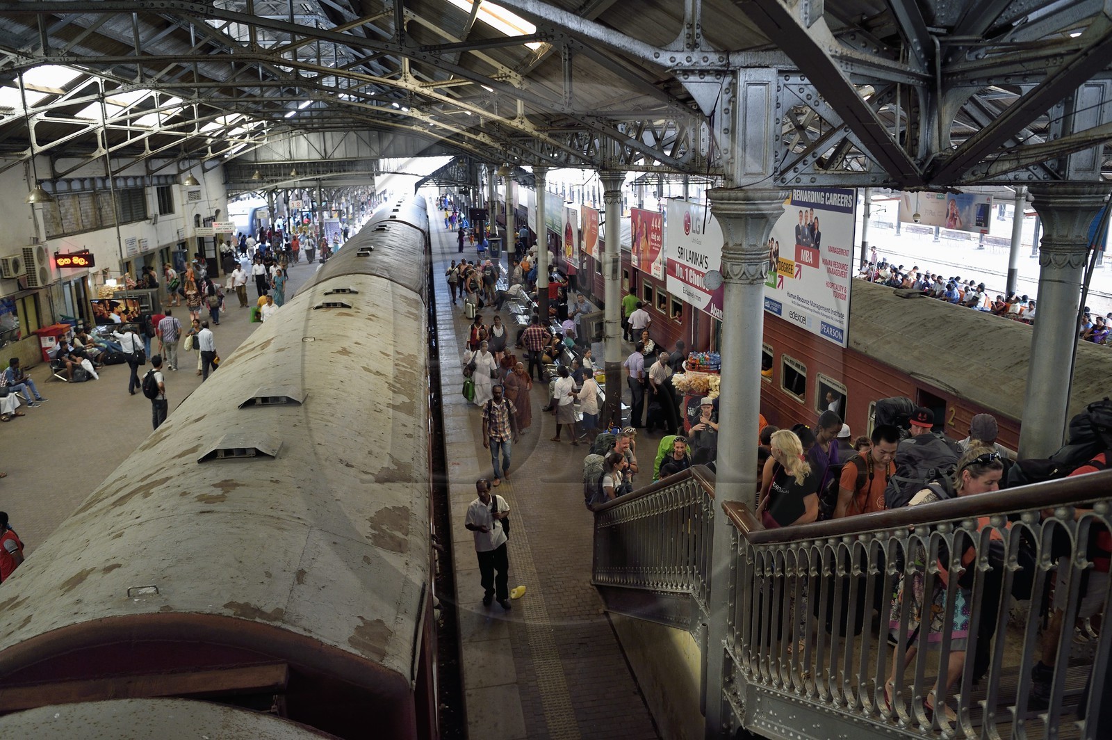 Sri Lanka, Colombo, gare centrale du Fort