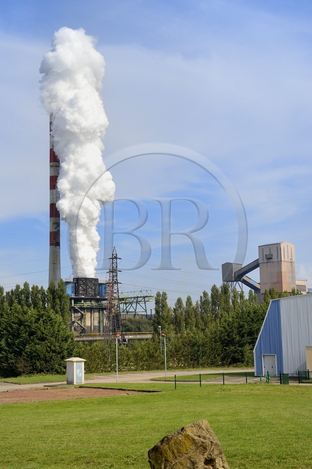 France, Moselle (57), Vallée de la Fensch, Florange, centrale thermique