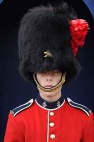 Canada, Quebec Province, Quebec City, Citadelle, soldier mounting guard