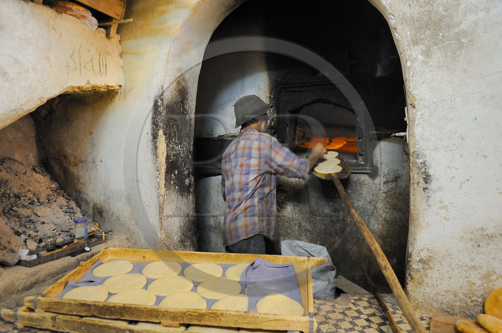 Morocco, Middle Atlas, Fez, Imperial City, medina listed as World Heritage by UNESCO, traditional baker