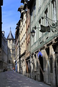 France, Seine-Maritime (76), Rouen, la rue médiévale Saint-Romain