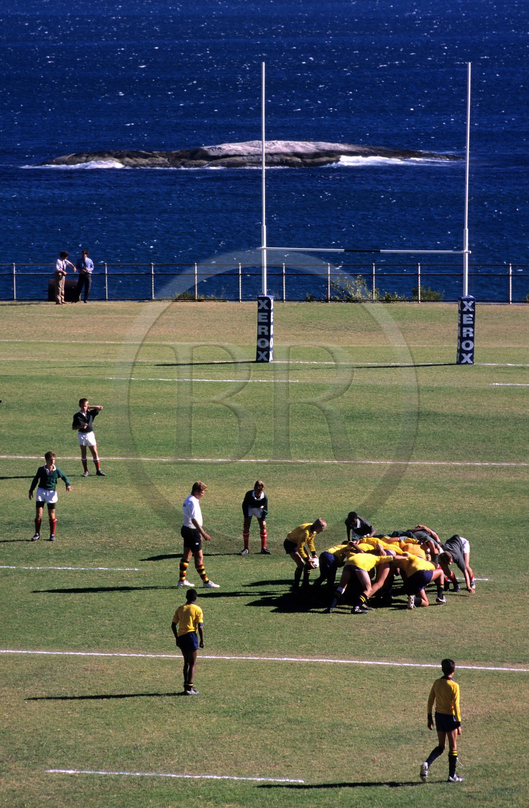 South Africa, Cape peninsula, Cape town, rugby game in Camps Bay High school