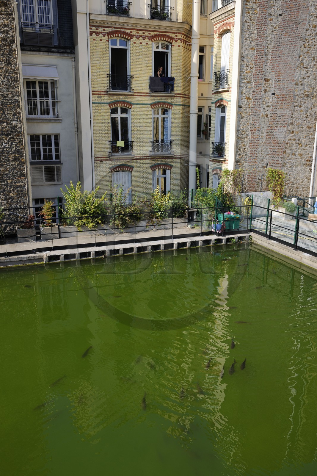 France, Paris (75), réservoir d'eau non potable de Passy ou de Copernic