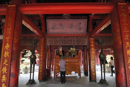 Vietnam, Hanoi, Van Mieu Temple (Temple of Literature) dedicated to Confucius built in 1070