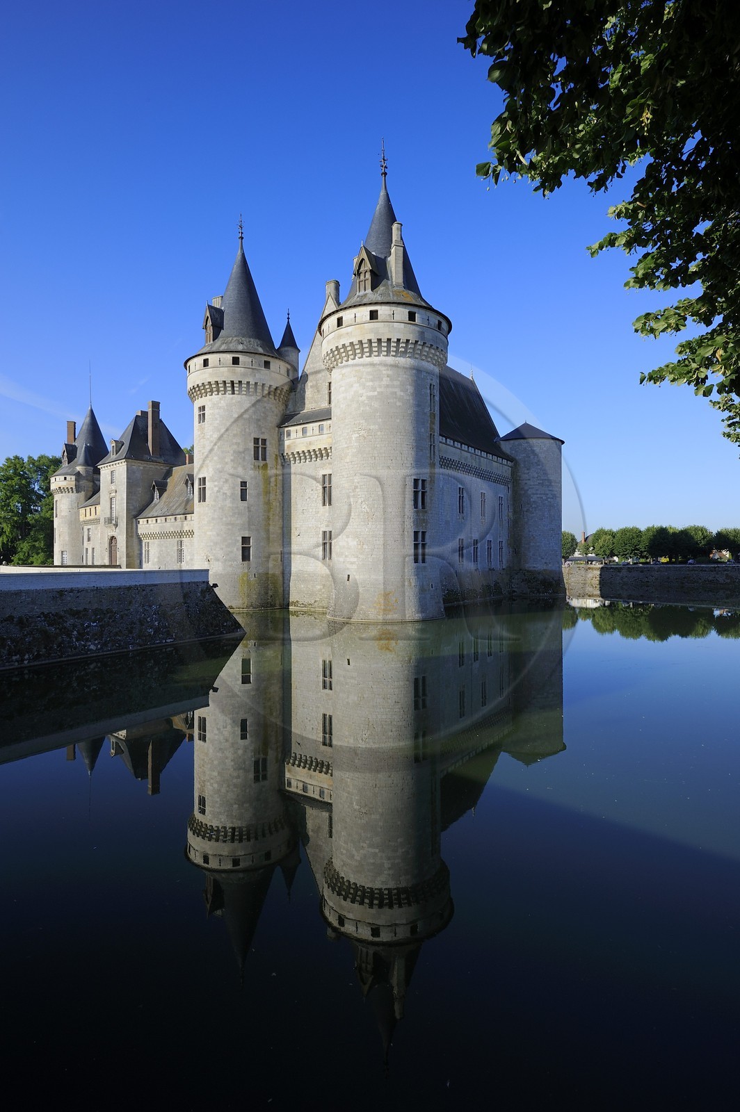 France, Loiret (45), Vallée de la Loire classée Patrimoine Mondial de l' UNESCO, Sully-sur-Loire, château du XIVe XVIIe siècles, mention obligatoire : Châteaux de Sully-sur-Loire, propriété du département du Loiret