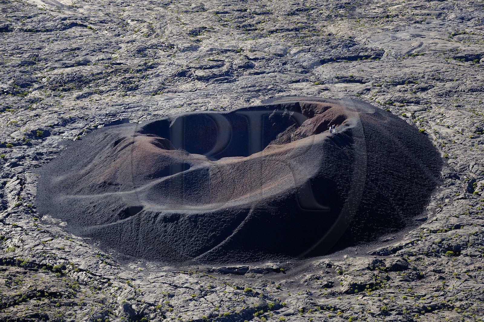 France, île de la Réunion, volcan du Piton de la Fournaise, classé Patrimoine Mondial de l'UNESCO, l'Enclos, le cratère Formica Léo