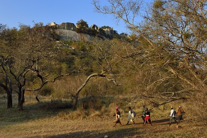 Zimbabwe, province de Masvingo, les ruines du site archéologique du Grand Zimbabwe, classé Patrimoine Mondial de l'UNESCO, Xème au XVème siècle, les Ruines de la colline (Hill Complex)